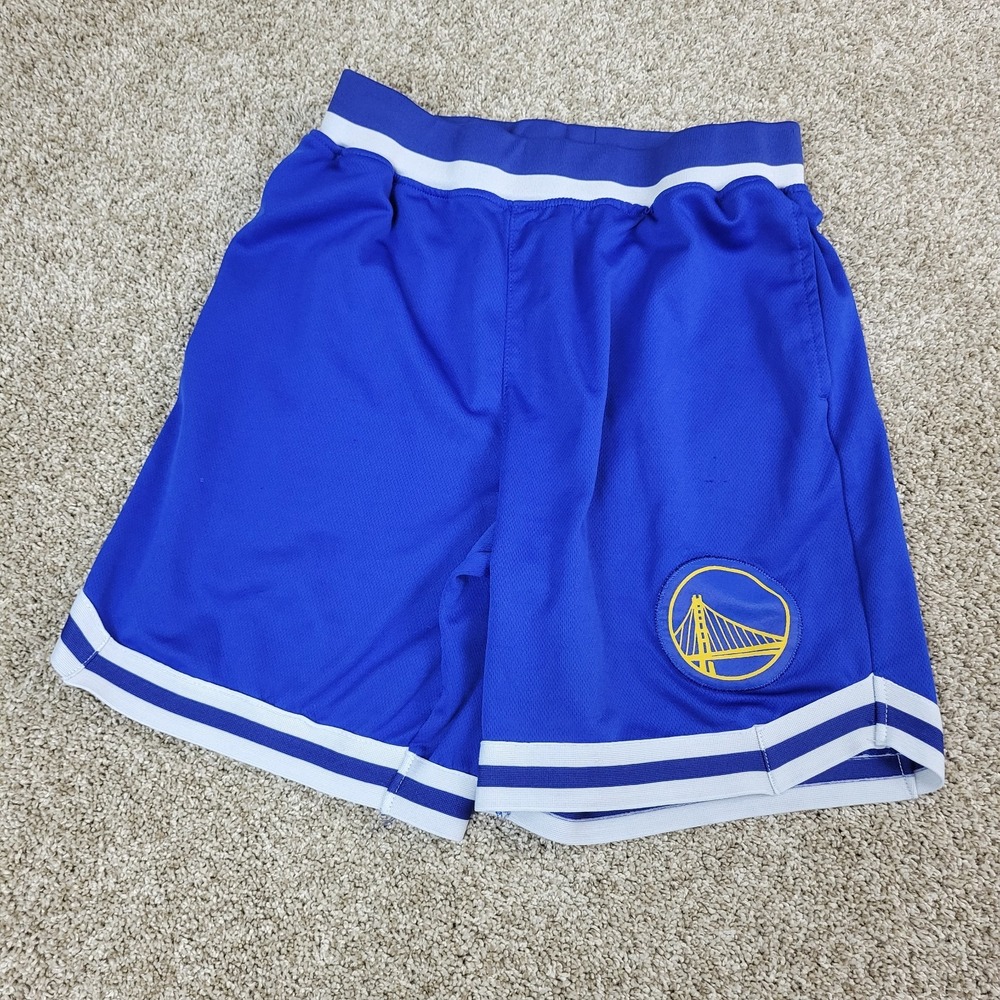 NBA‎ Ultra Game Mens Small Blue White Golden State Warriors Shorts